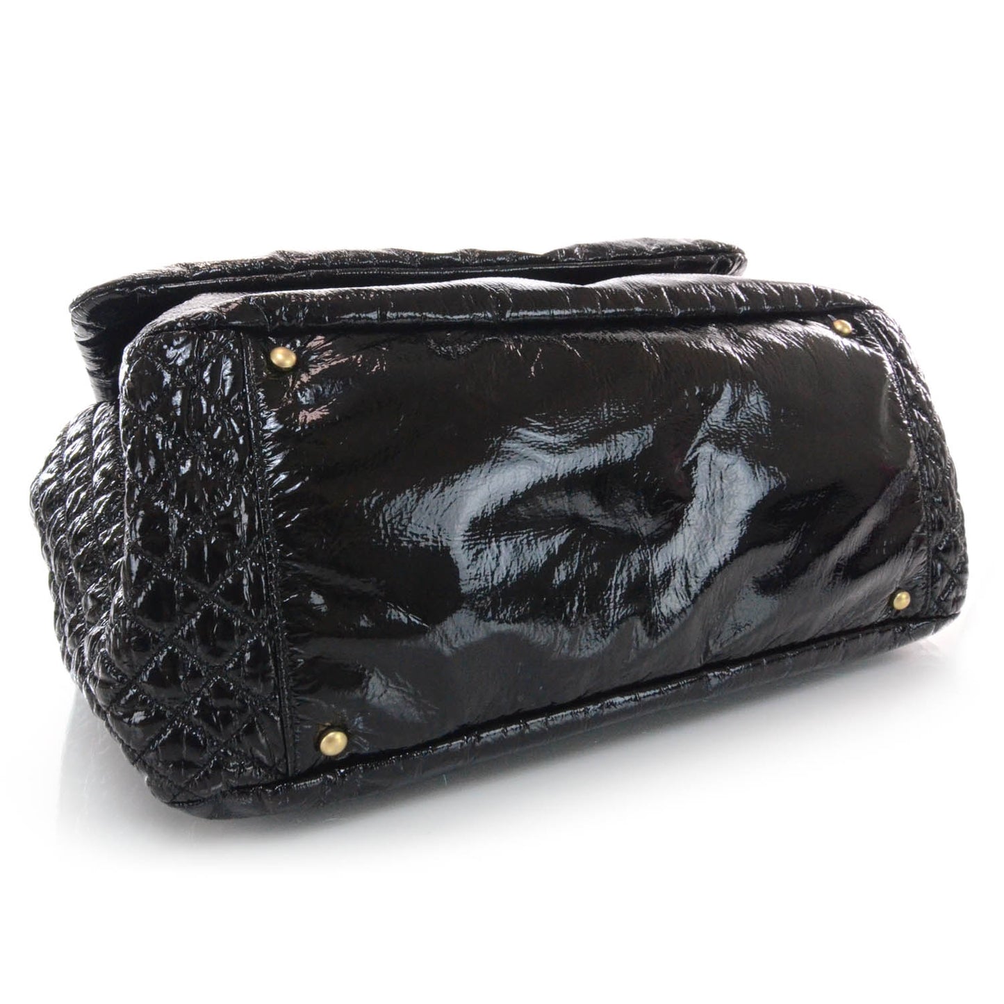Vinyl XL Rock and Chain Flap Black