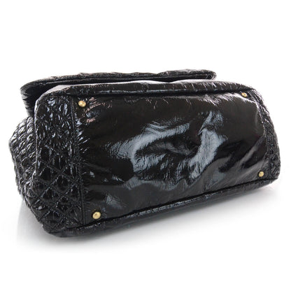 Chanel Vinyl XL Rock and Chain Flap Black 4 of 10