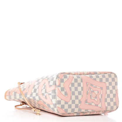 Louis Vuitton Damier Azur Tahitienne Neverfull MM 4 of 15