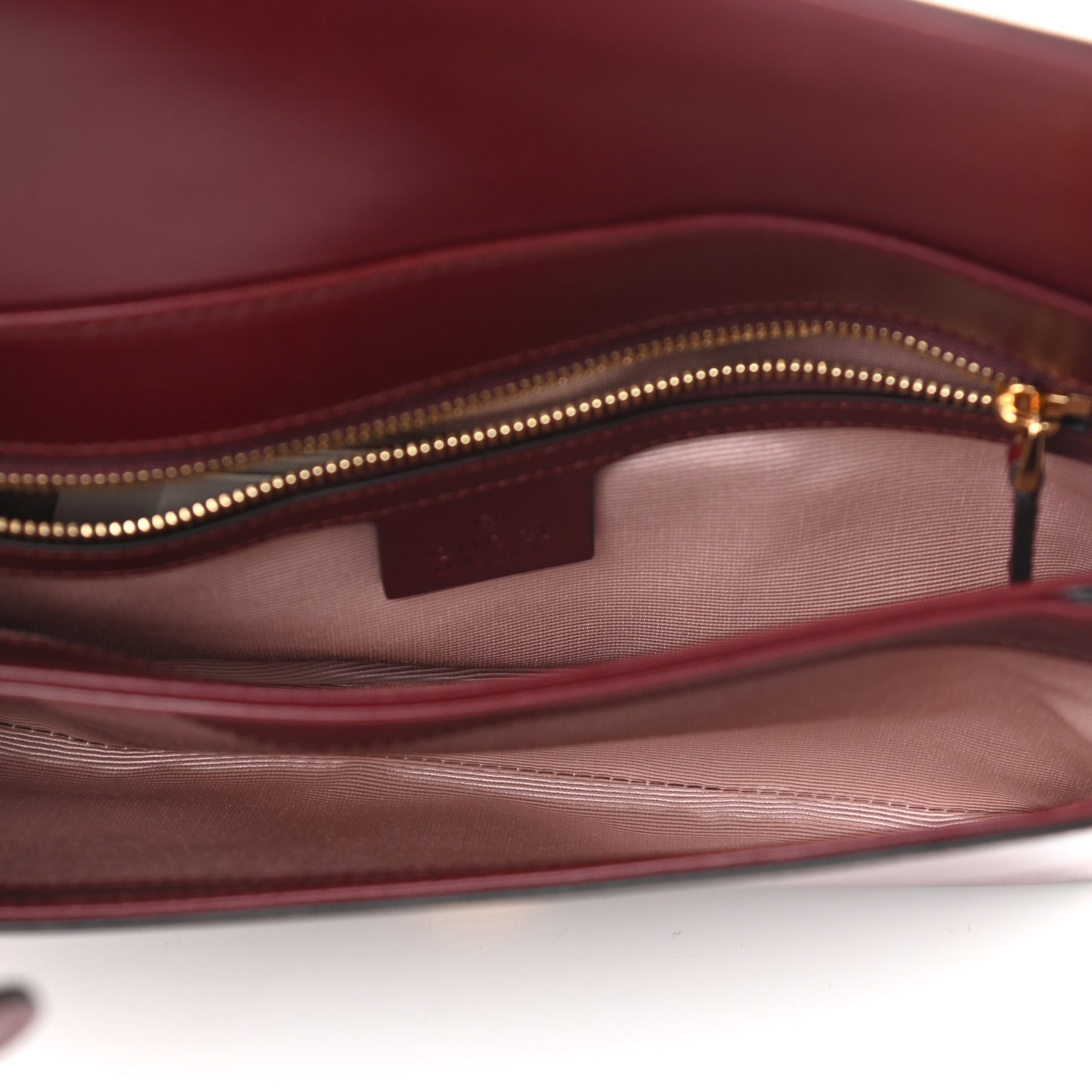 Vitello Palmellato Lux Small Arli Flap Shoulder Bag Vintage Bordeaux