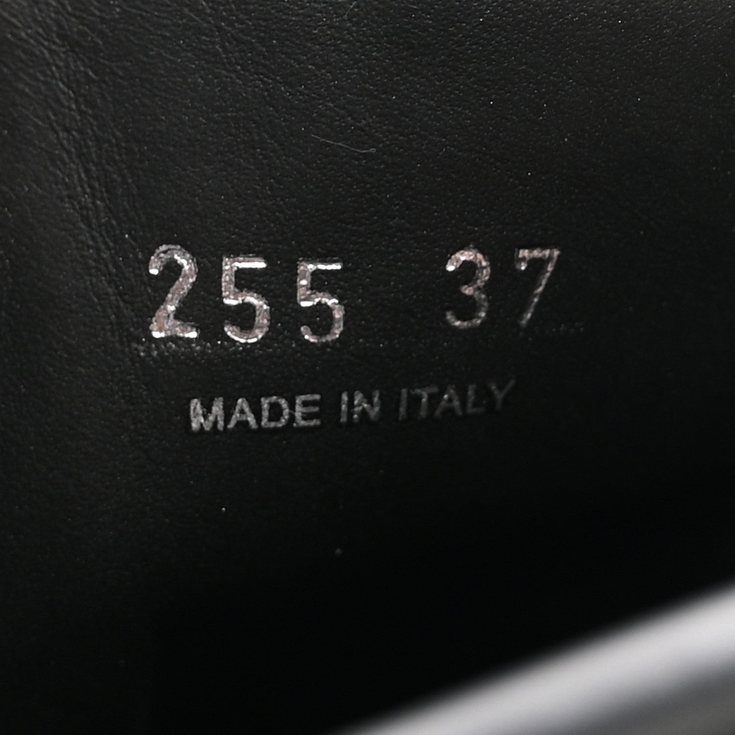 Prada Spazzolato Rois Nylon Metal Triangle Logo Monolith Pouch Pocket 55mm Boots 37 Black 9 of 10