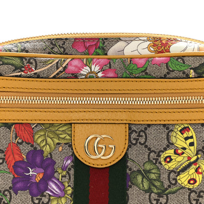 Gucci GG Supreme Monogram Flora Medium Ophidia Belt Bag Beige Multicolor Crop 8 of 13