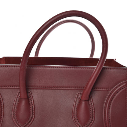 Celine Supple Calfskin Medium Phantom Luggage Burgundy 19 of 19