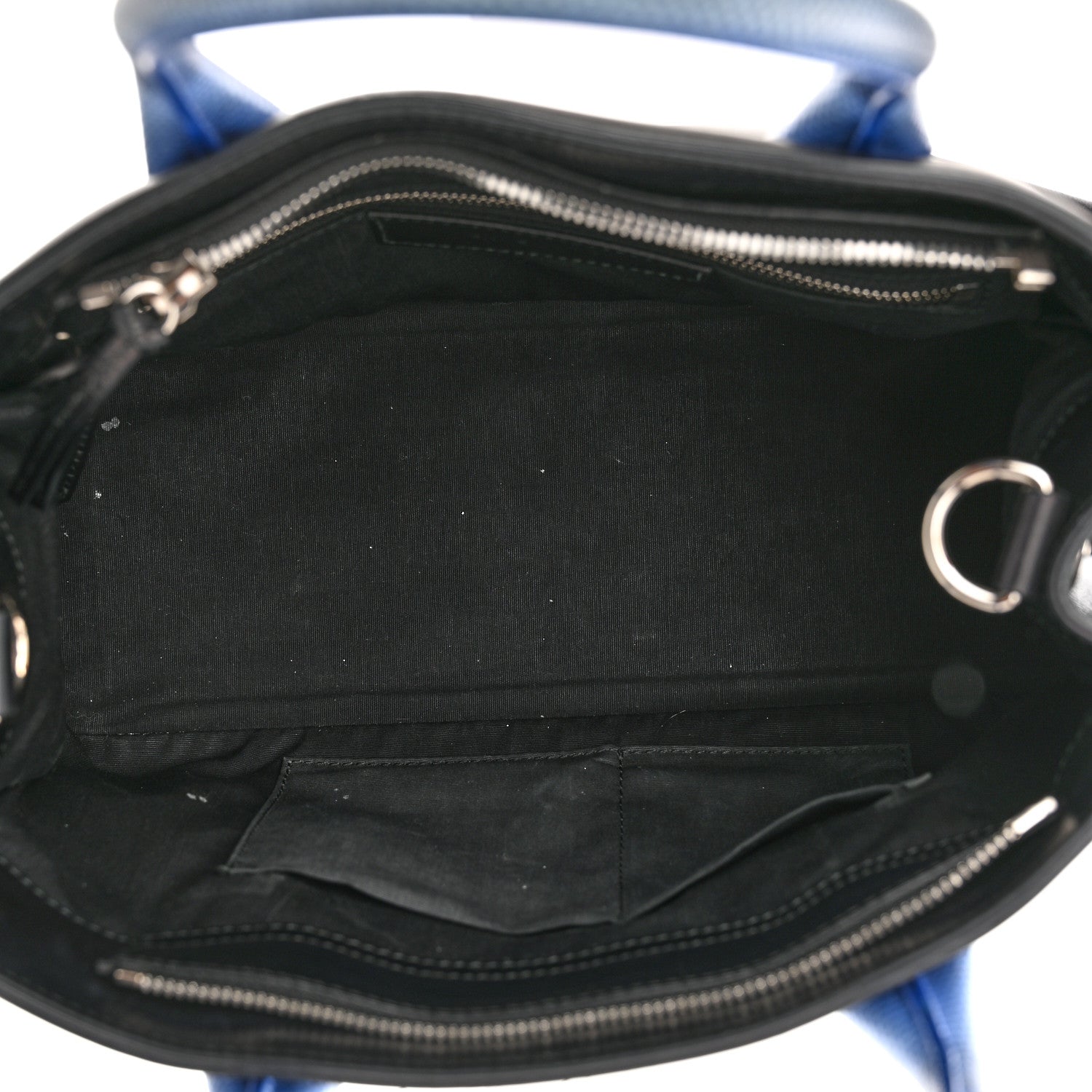 Balenciaga Calfskin Karung Padlock Nude Work XS Bag Black Electric Blue 5 of 20