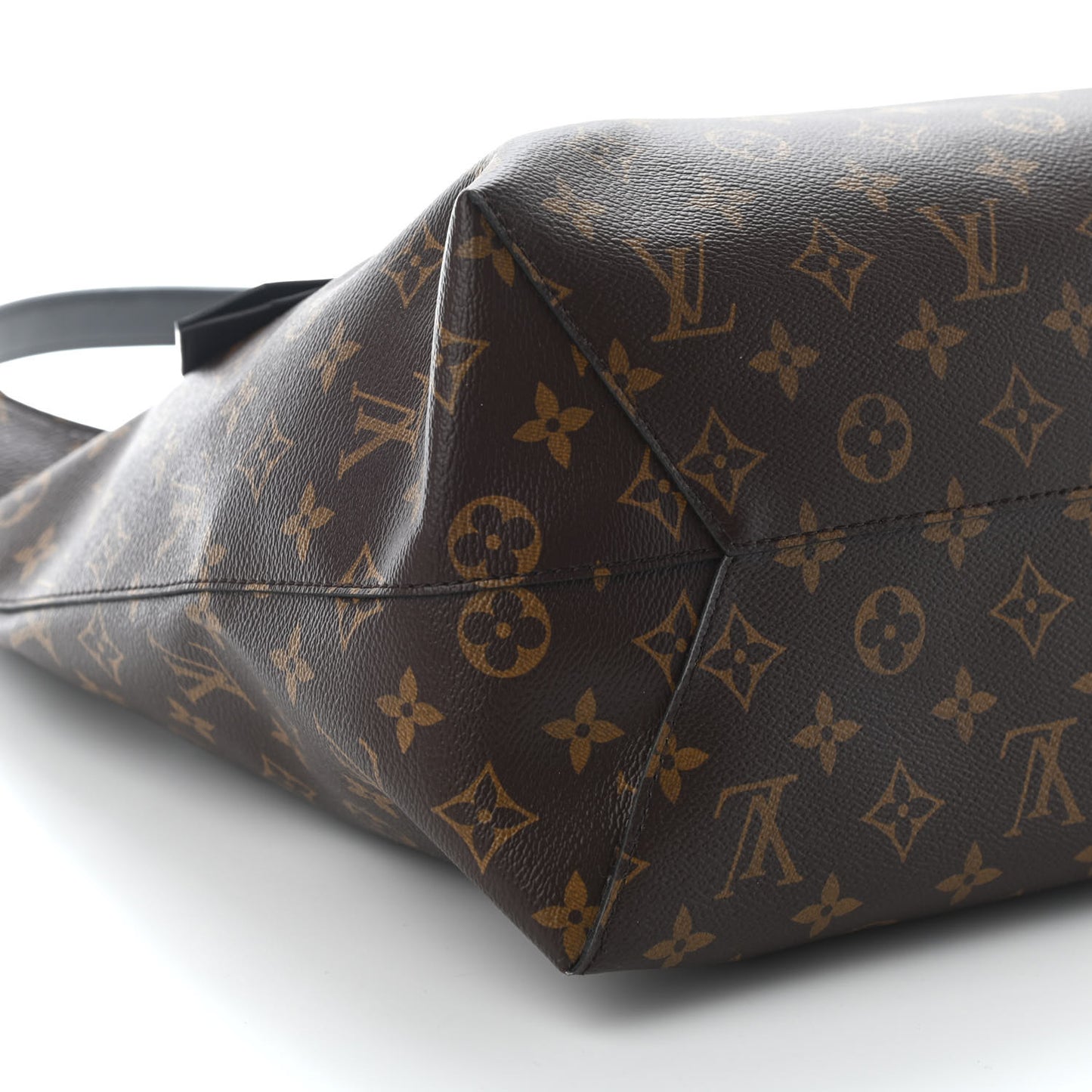 Monogram Flower Hobo Black