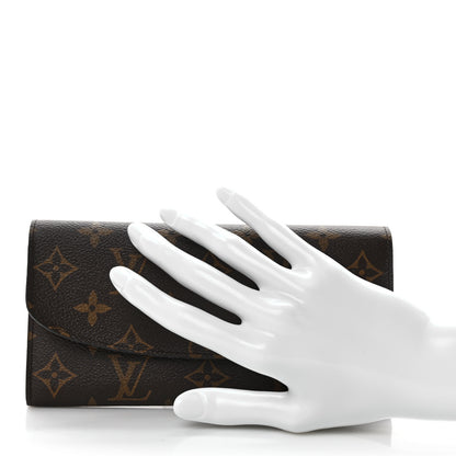 Louis Vuitton Monogram Emilie Wallet Rose Ballerine 2 of 9