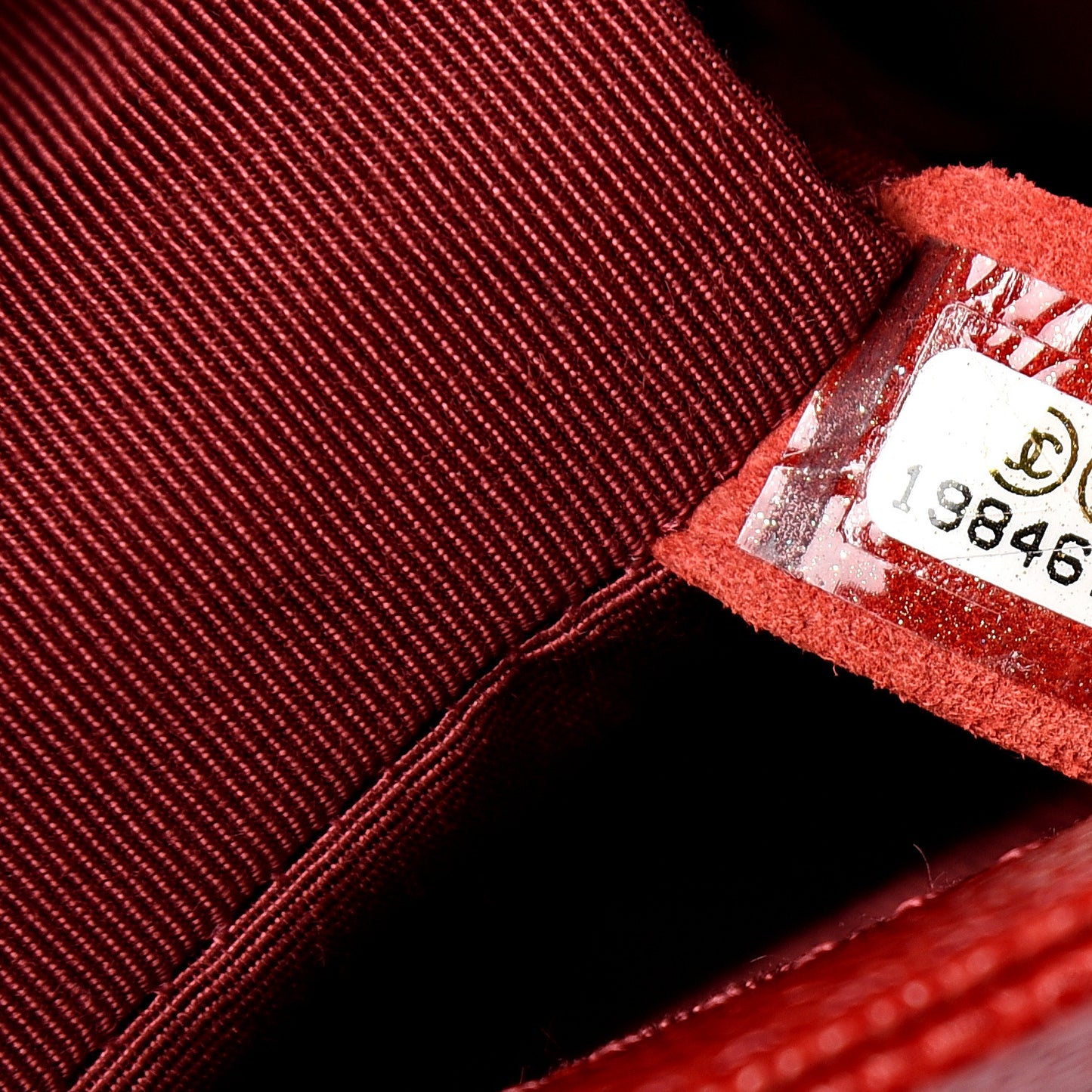 Caviar Quilted New Medium Boy Flap Dark Red