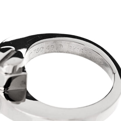 Cartier 18K White Gold Menotte Ring 49 5 4 of 7