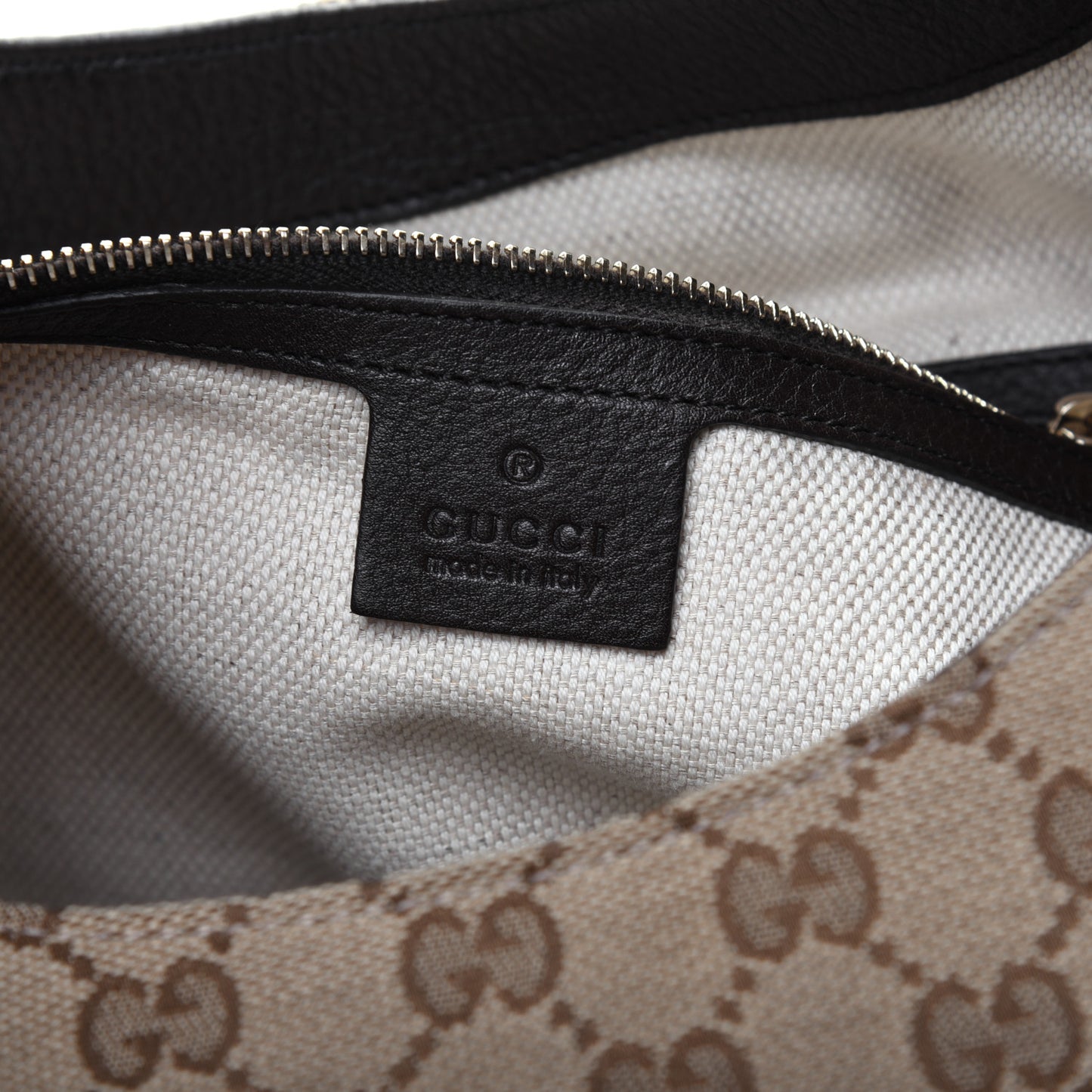 Monogram Web Medium Dressage Hobo Dark Brown