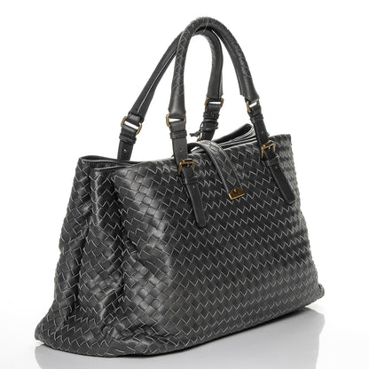 Bottega Veneta Nappa Intrecciato Medium Roma Tote Ferro 3 of 6