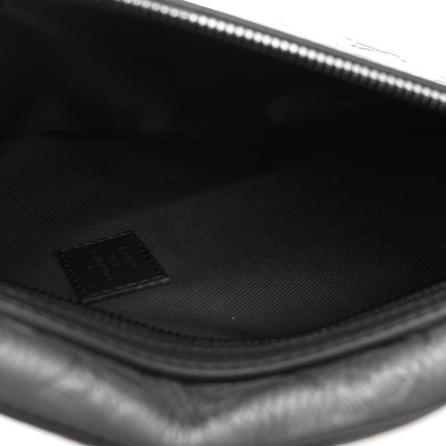 Louis Vuitton Calfskin Shadow Monogram Duo Slingbag Black 5 of 9