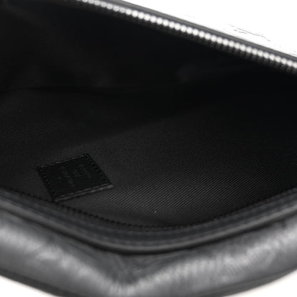 Louis Vuitton Calfskin Shadow Monogram Duo Slingbag Black 5 of 9