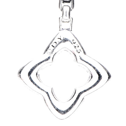 David Yurman Sterling Silver 25mm Quatrefoil Chain Necklace 6 of 6