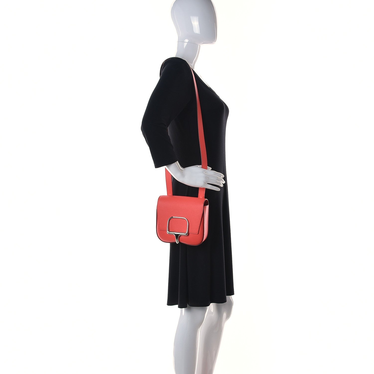 Hermes Epsom Mini Della Cavalleria Rose Texas 3 of 10
