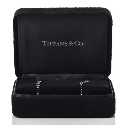 Tiffany Platinum Diamond .95ctw Swing Drop Earrings 6 of 6