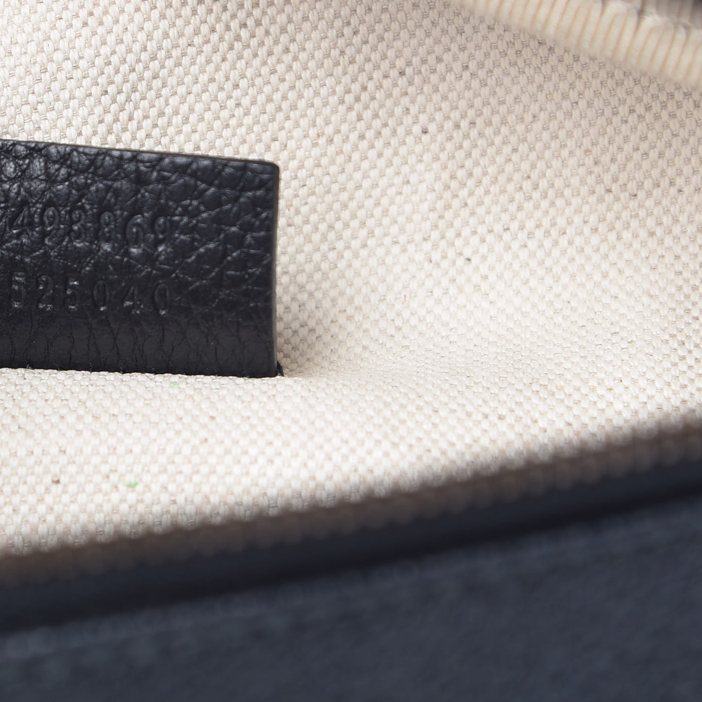 Grained Calfskin Logo Belt Bag Black