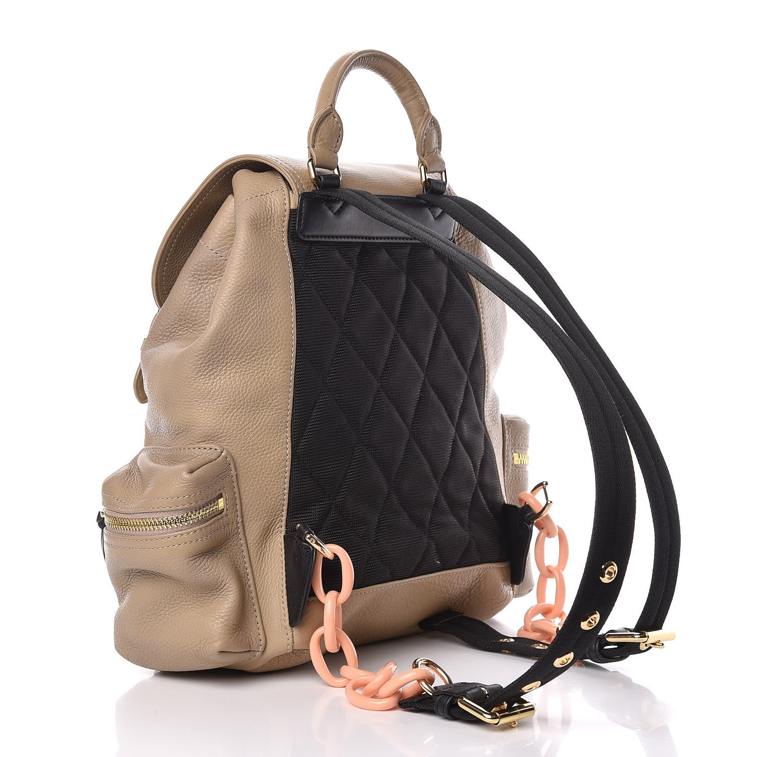 Burberry Deerskin Medium Rucksack Backpack 3 of 11