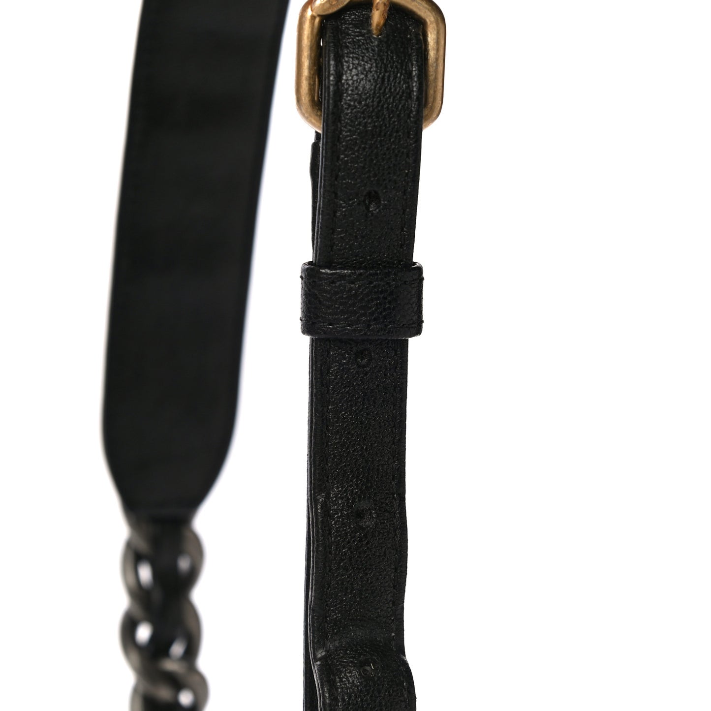Lambskin Quilted Chanel 19 Waist Bag Black