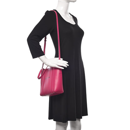 Balenciaga Calfskin XXS Everyday Tote Rose Magenta Black 2 of 16