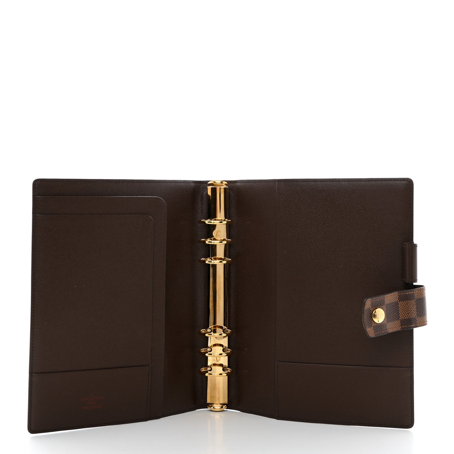 Damier Ebene Large Ring Agenda Cover