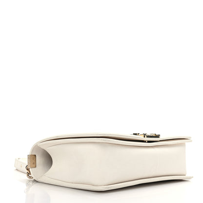 Chanel Caviar Quilted New Medium Boy Flap White 4 of 9