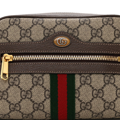 Gucci GG Supreme Monogram Web Small Ophidia Belt Bag 75 30 Dark Brown 8 of 10