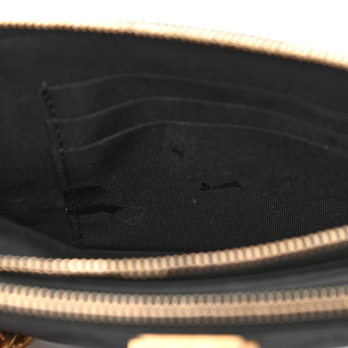 Caviar Quilted Small Boy Clutch With Chain Black