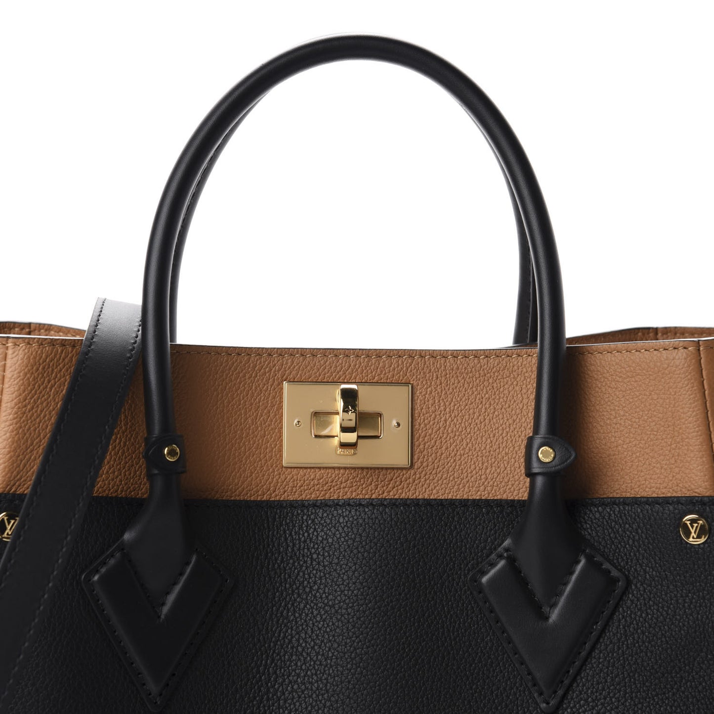 Calfskin Monogram On My Side Black