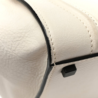 Celine Calfskin Medium Phantom Luggage White 10 of 13