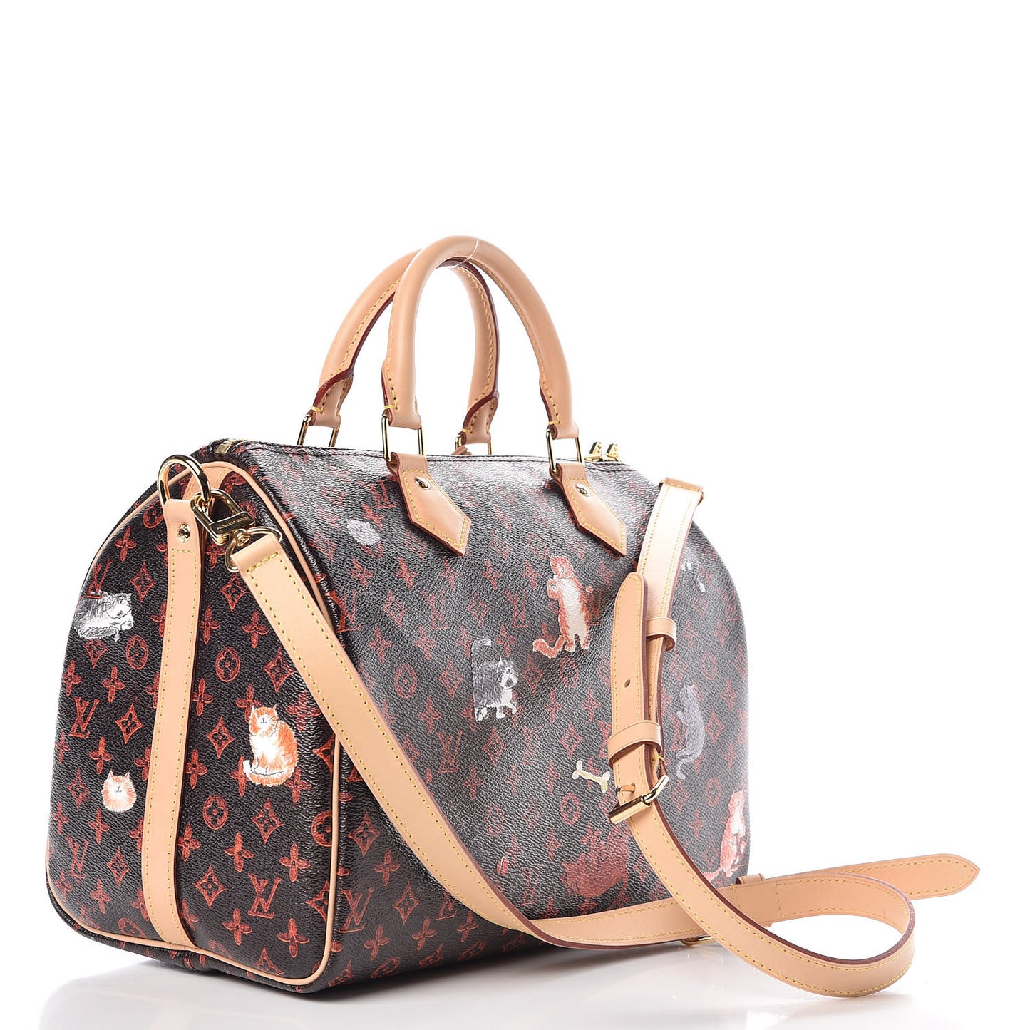 Catogram Speedy Bandouliere 30 Marron