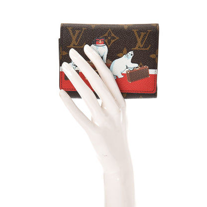 Louis Vuitton Monogram 2017 Christmas Animation Victorine Wallet 2 of 7