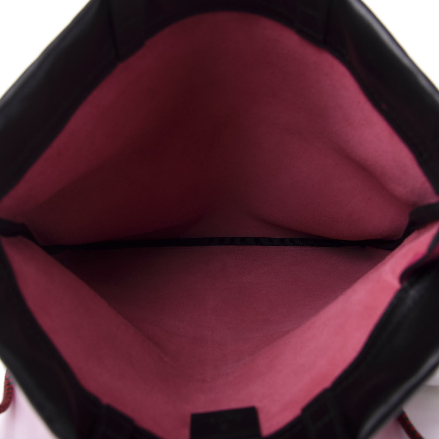 Grained Calfskin Logo Drawstring Backpack Box Pink Green Black