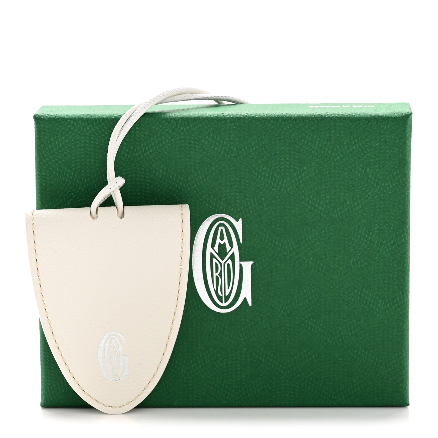 Calfskin Bag Clip White