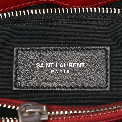 Saint Laurent Calfskin Y Quilted Monogram Medium Loulou Chain Satchel Palissandre 7 of 14