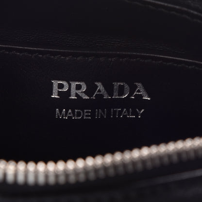 Prada Soft Calfskin Diagramme Crossbody Bag Black 8 of 9