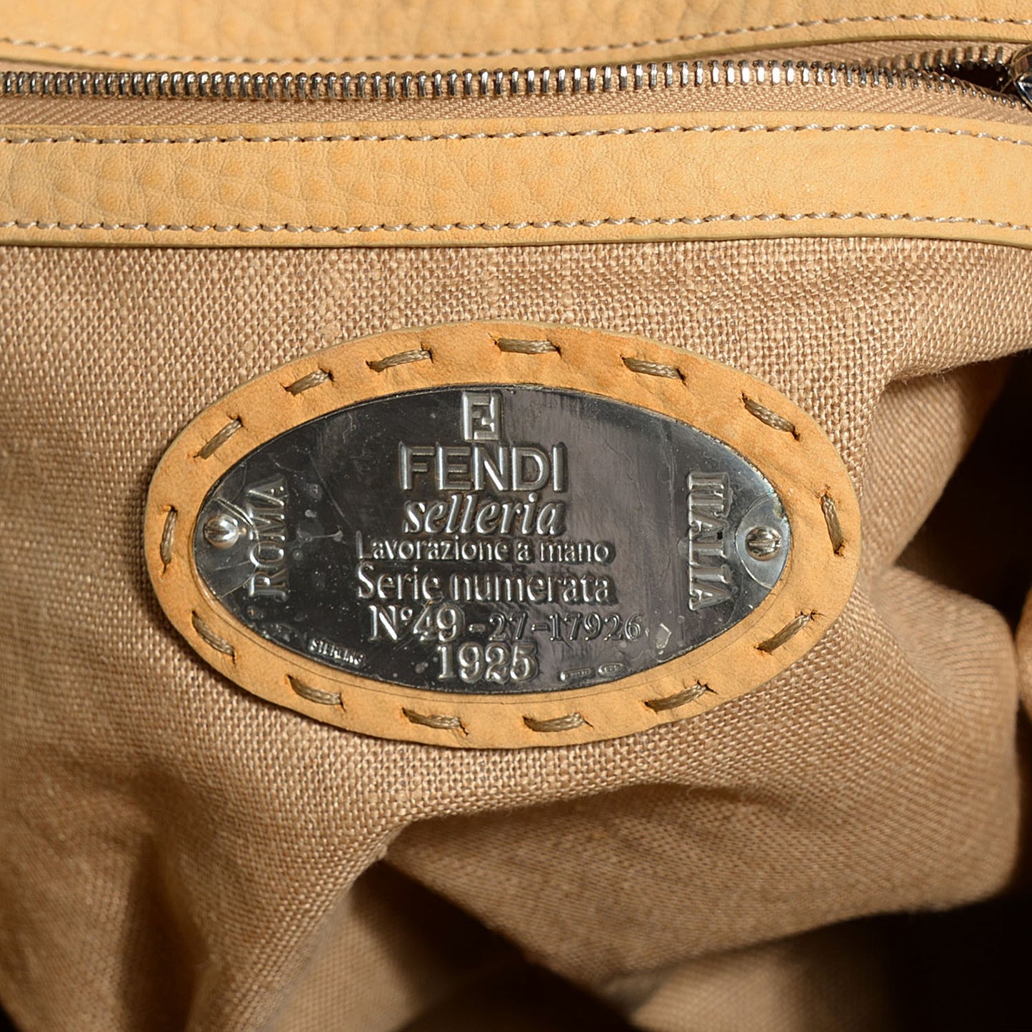 Woven Straw Calfskin Romano Selleria Medium Adele 1328 Bag Naturale