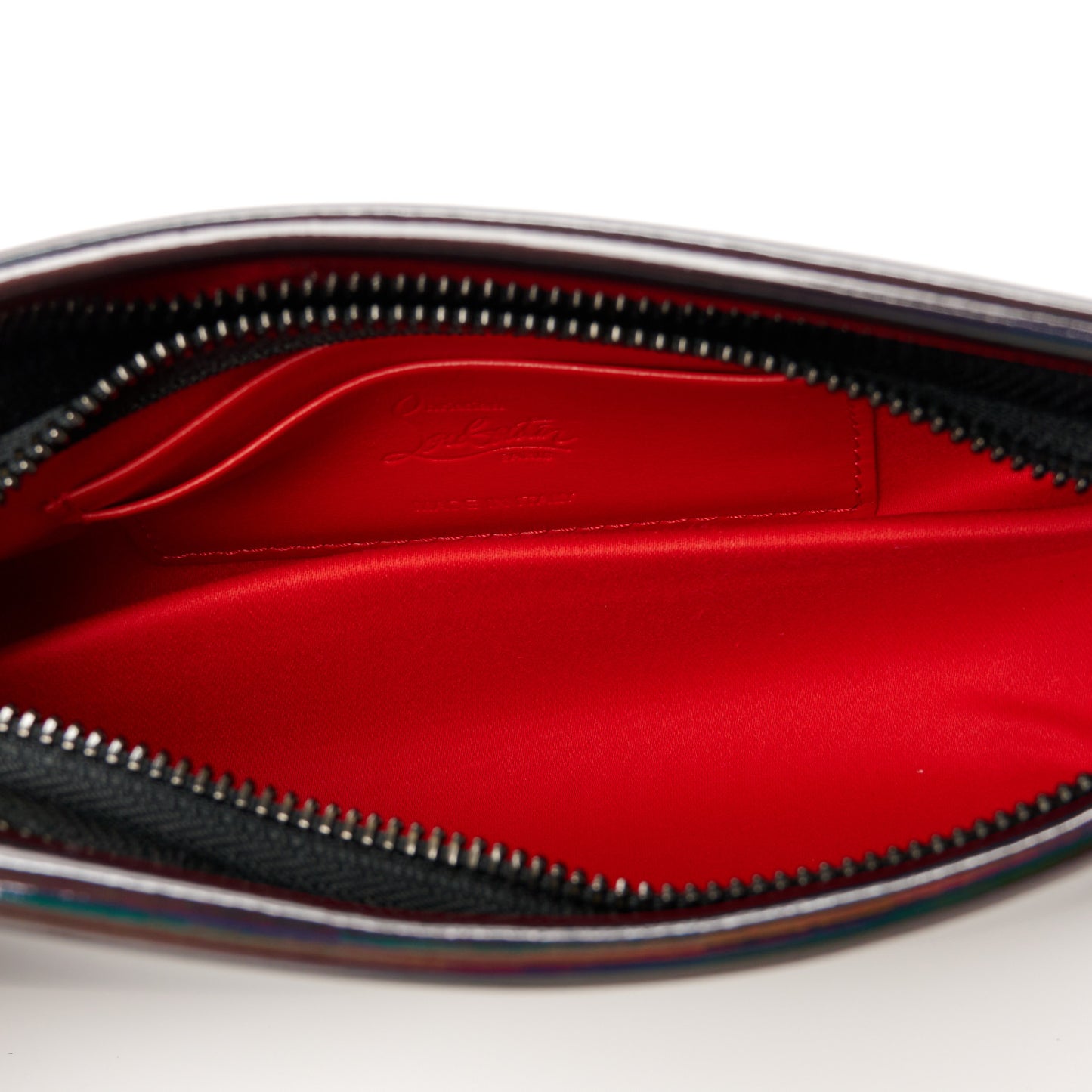 Patent Psychic Loubitwist Clutch Black