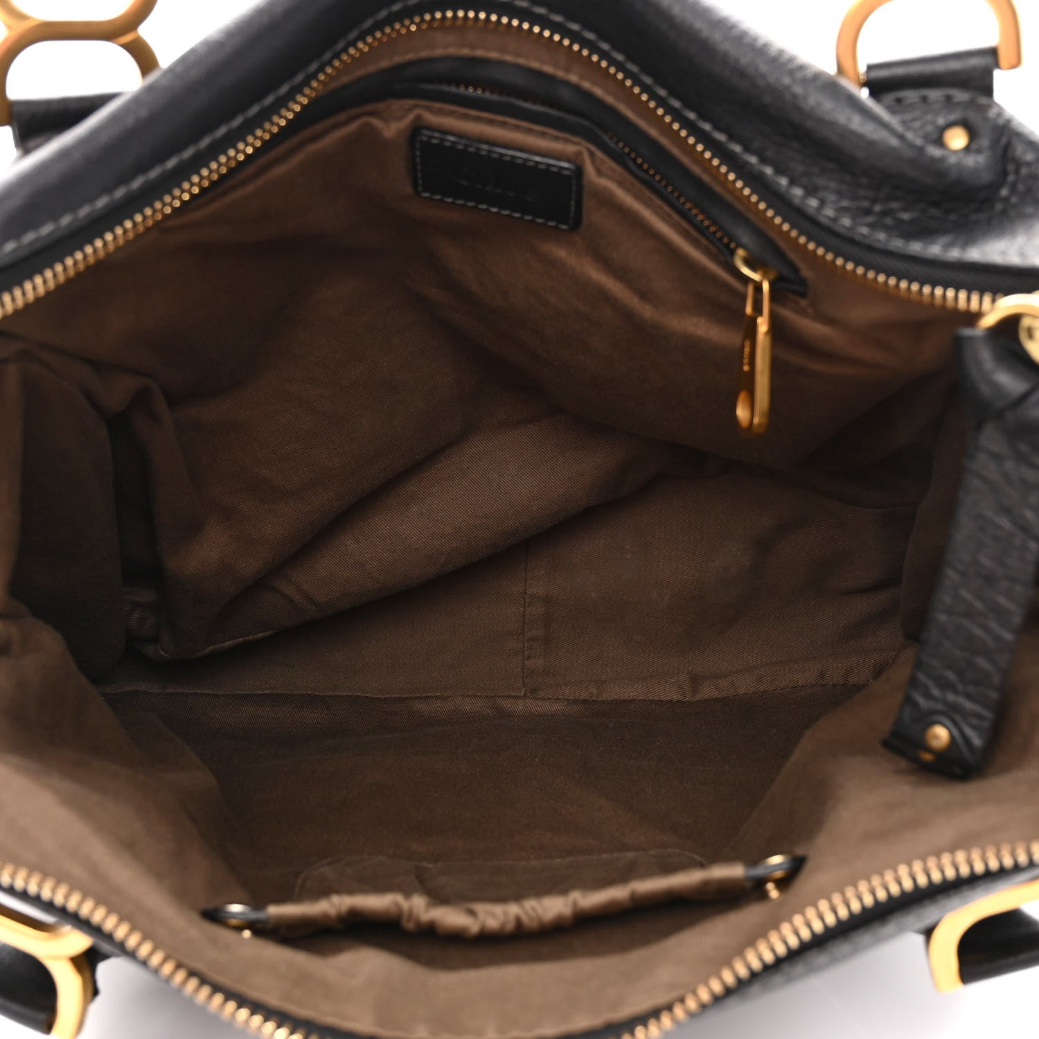 Chloe Calfskin Large Marcie Satchel Black 5 of 12