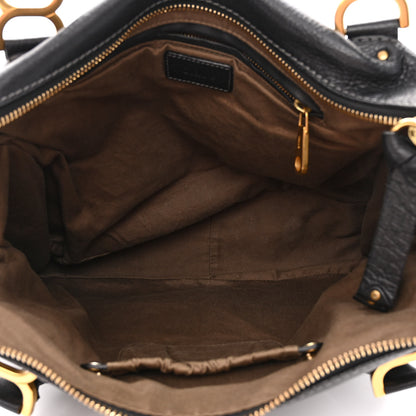 Chloe Calfskin Large Marcie Satchel Black 5 of 12