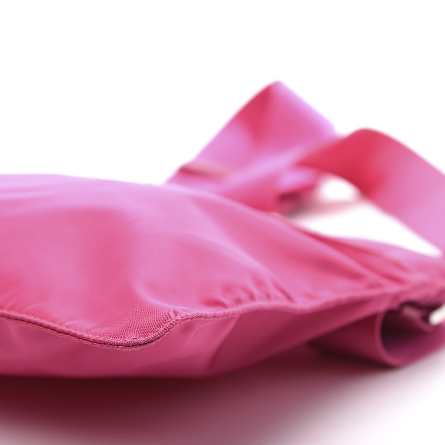 Prada Nylon Vela Flat Messenger Bag Fuxia 7 of 9