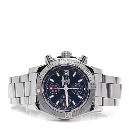 Breitling Stainless Steel 43mm Avenger II Chronograph Automatic Watch Black A13381 2 of 5