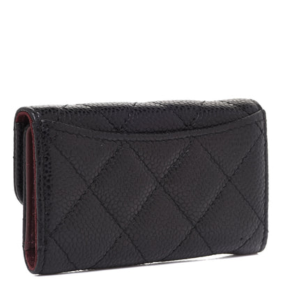 Chanel Caviar Quilted 6 Key Holder Black 3 of 13