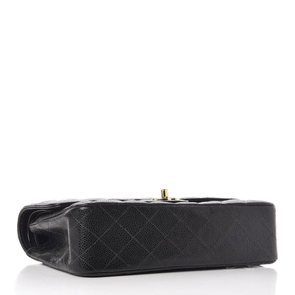 Chanel Caviar Quilted Medium Double Flap Black 4 of 12