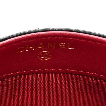 Chanel Lambskin Quilted Chanel 19 Card Holder Black 6 of 7