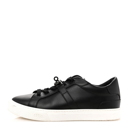 Hermes Calfskin Mens Day Sneakers 40 Black 1 of 13