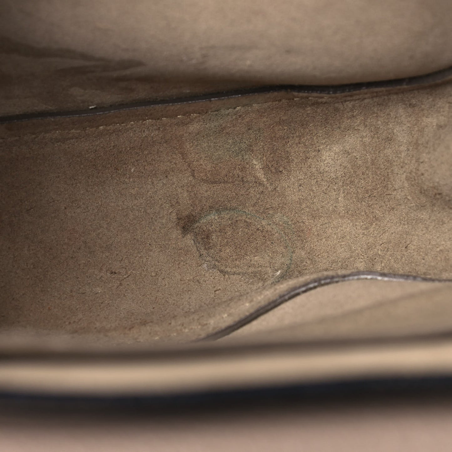Grained Lambskin Drew Shoulder Bag Motty Grey
