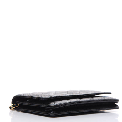 Chanel Caviar Quilted Wallet On Chain WOC Black 4 of 9