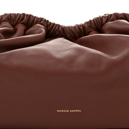 Mansur Gavriel Lambskin Oversized Cloud Clutch Chocolate 7 of 10