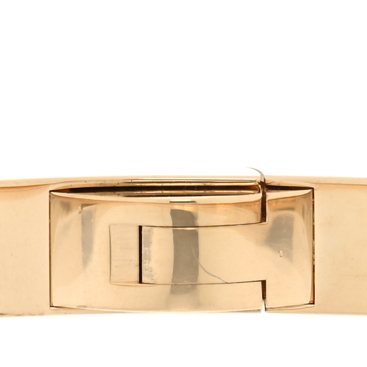 18K Yellow Gold 6 Diamond Small LOVE Bracelet 17