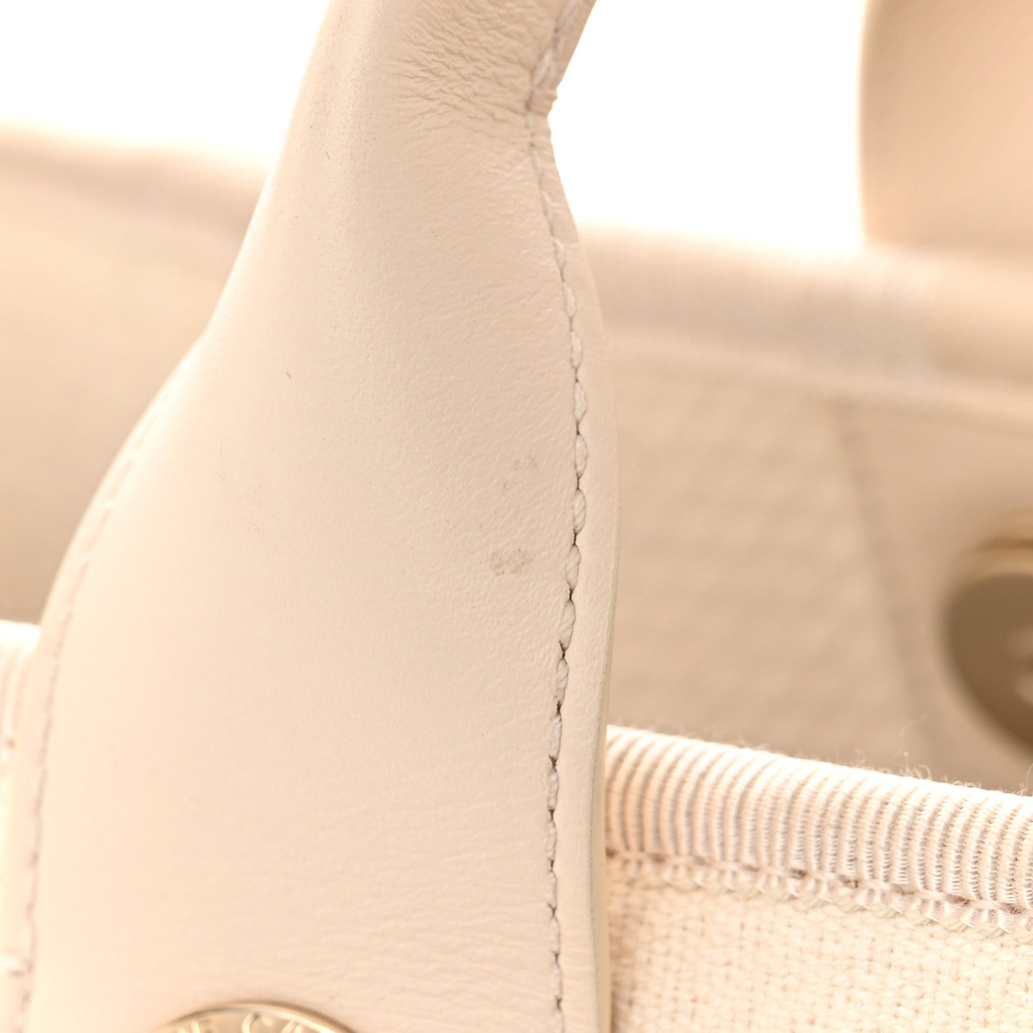 Chanel Mixed Fibers Medium Deauville Tote White 14 of 15